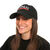 Black Unstructured Hat