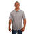 Platinum Men&#39;s Silver Ariat Tek Polo Shirt