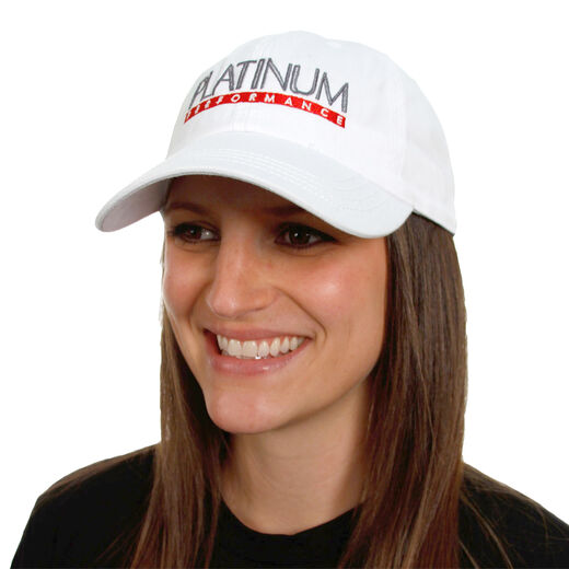 White Unstructured Hat