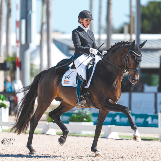 Sarah Tubman riding Barton at the Lovsta Future Challenge