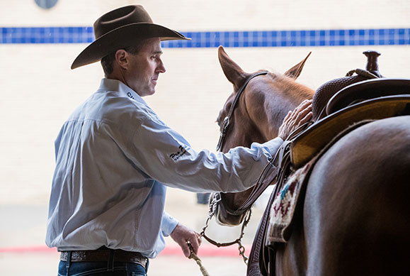 Jake Telford with horse