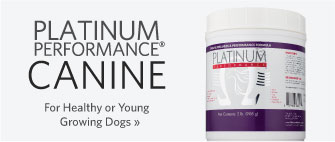 Platinum Performance® Canine, for healthy or young growing dogs