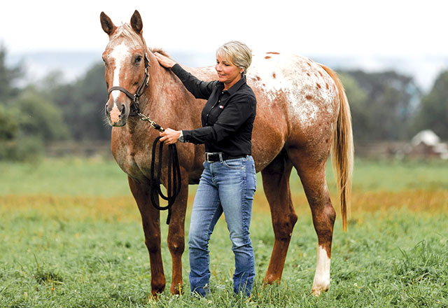 woman with horse