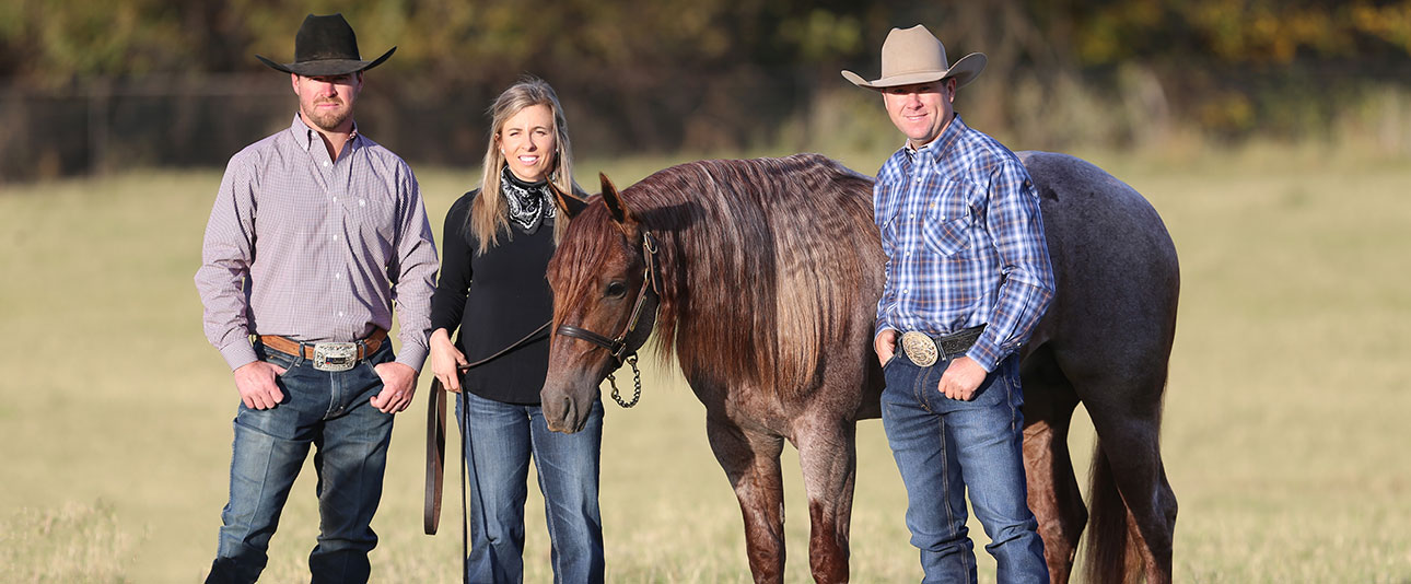 Trevor Brazile, Miles Baker, and Melanie Smith