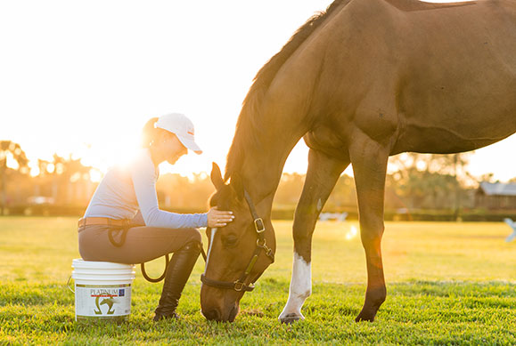 Karen Polle with horse